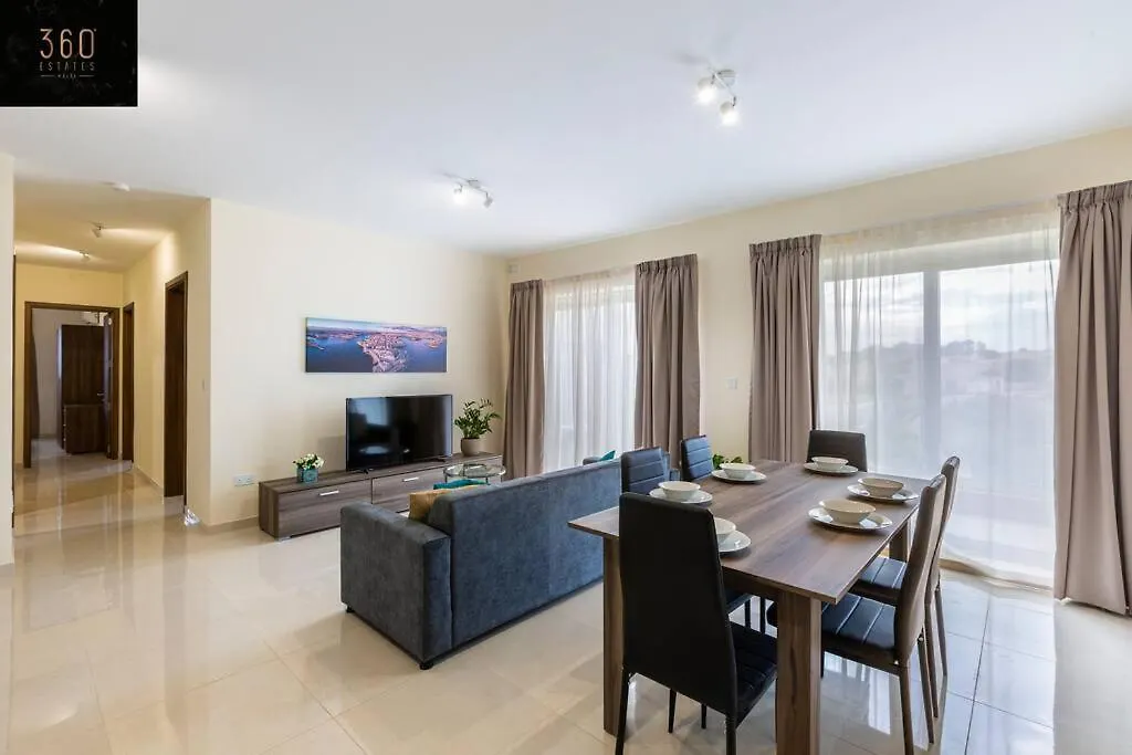 Apartment Designer 3Br Home, W/ Lovely Green Views & Wifi By 360 Estates Marsaxlokk Malta