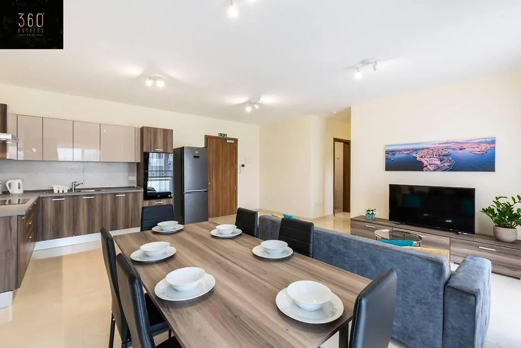 Apartment Designer 3Br Home, W/ Lovely Green Views & Wifi By 360 Estates Marsaxlokk